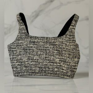 AQUA Wool Blend Crop Top Sleeveless Size M NWT